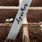 300PCS 10x2CM Plant Labels White Plastic Garden Tray Pot Plug Stick ID Marker Name Tag