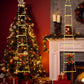 Christmas Decor LED Ladder Light Climbing Santa Claus Outdoor Light with 8 Modes