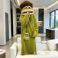 Adults Funny Oversized Fluffy Fleece Hooded Wearable Blanket Warm Hooded Robe Loungewear
