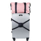 2 Pcs Adjustable Elastic Luggage Strap Suitcase Bungee Connector Travel Strap Quick Release