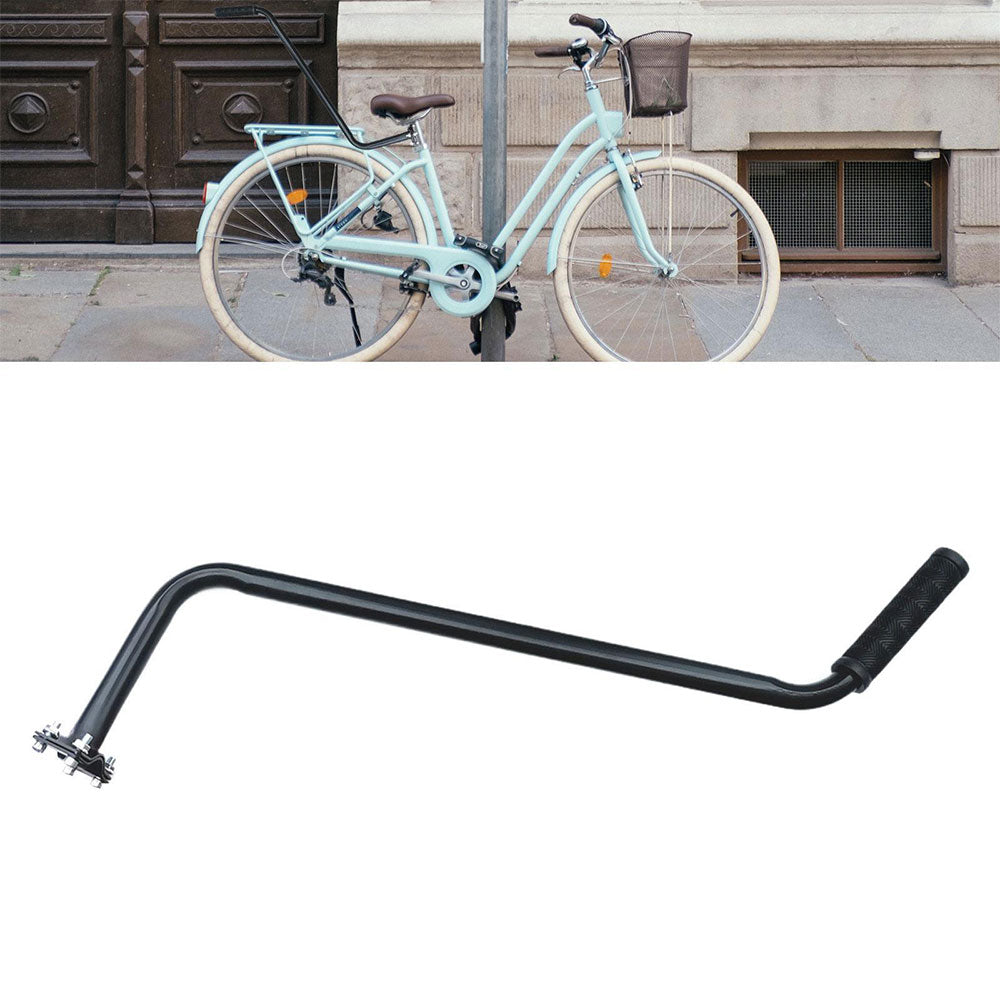 70CM Iron Bike Training Handle Push Handle Bar Bike Bicycle Learning Trainer Assistance For Kids
