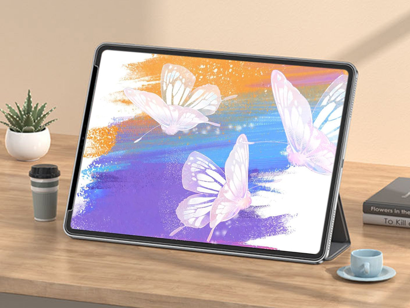 Nano Paper Screen Protector Compatible with iPad Detachable Reusable Matte Film