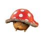 3pcs Resin Hedgehog Mushroom Figurine Resin Garden Ornament Outdoor Decor