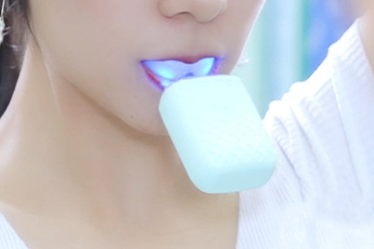 U-Shaped Automatic Electric Toothbrush with Sanitizing Cup-White