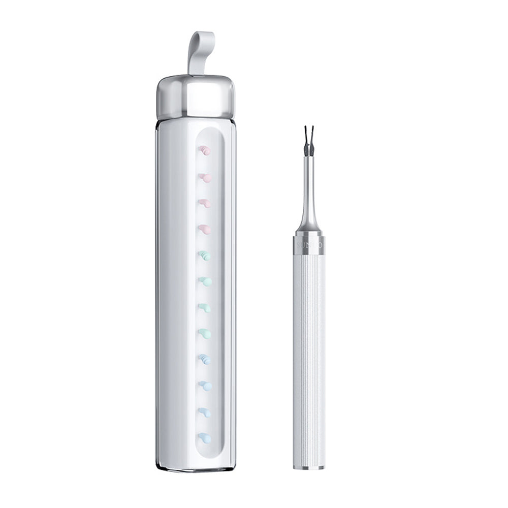 2-in-1 Visual Ear Wax Removal Tool with Ear Scoop and Tweezer