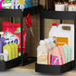 2Pcs Pull Out Storage Organizer Under Sink Shelf with 8 Hooks for Home Use