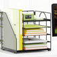Metal File Organizer Rack Desktop Storage Shelf for Office Home