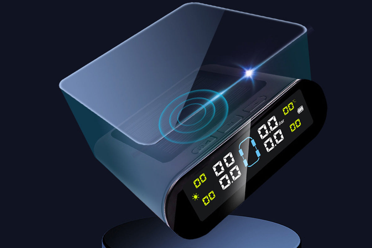 Solar Powered Wireless Tire Pressure Monitoring System