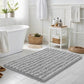 Chenille Fabric Bathroom Rugs Mat With Non Slip Rubber Backing Home Decor Accessories