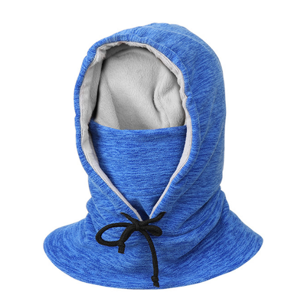 Thick Fleece Windproof Hooded Neck Warmer Winter Balaclava for Men