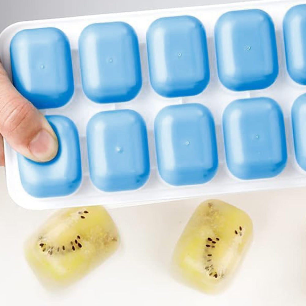 Large Capacity Ice Cube Tray Set with Storage Container and Scoop