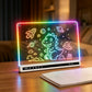Rechargeable LED Drawing Board with 8 Colors 10 Modes for Boys Girls