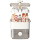 Portable 48 Grids Ice Cube Tray Mould with Lid and Storage Box Scoop Tong Set