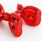 Electroplated Silver Resin Balloon Dog Statues Cute Home Decor Ornaments