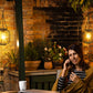 2Pcs Solar Outdoor Hanging Lamp