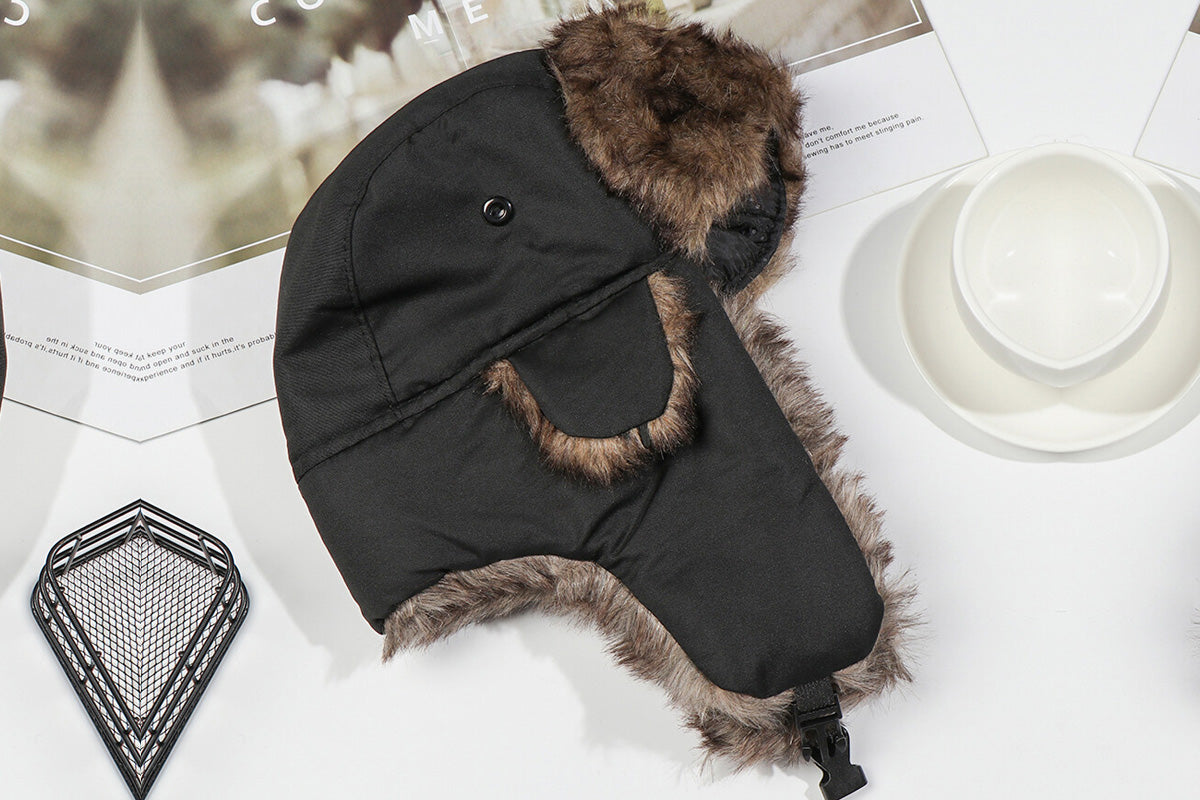 Winter Trapper Hat Warm Faux Fur Trooper Russian Bomber Eskimo Pilot