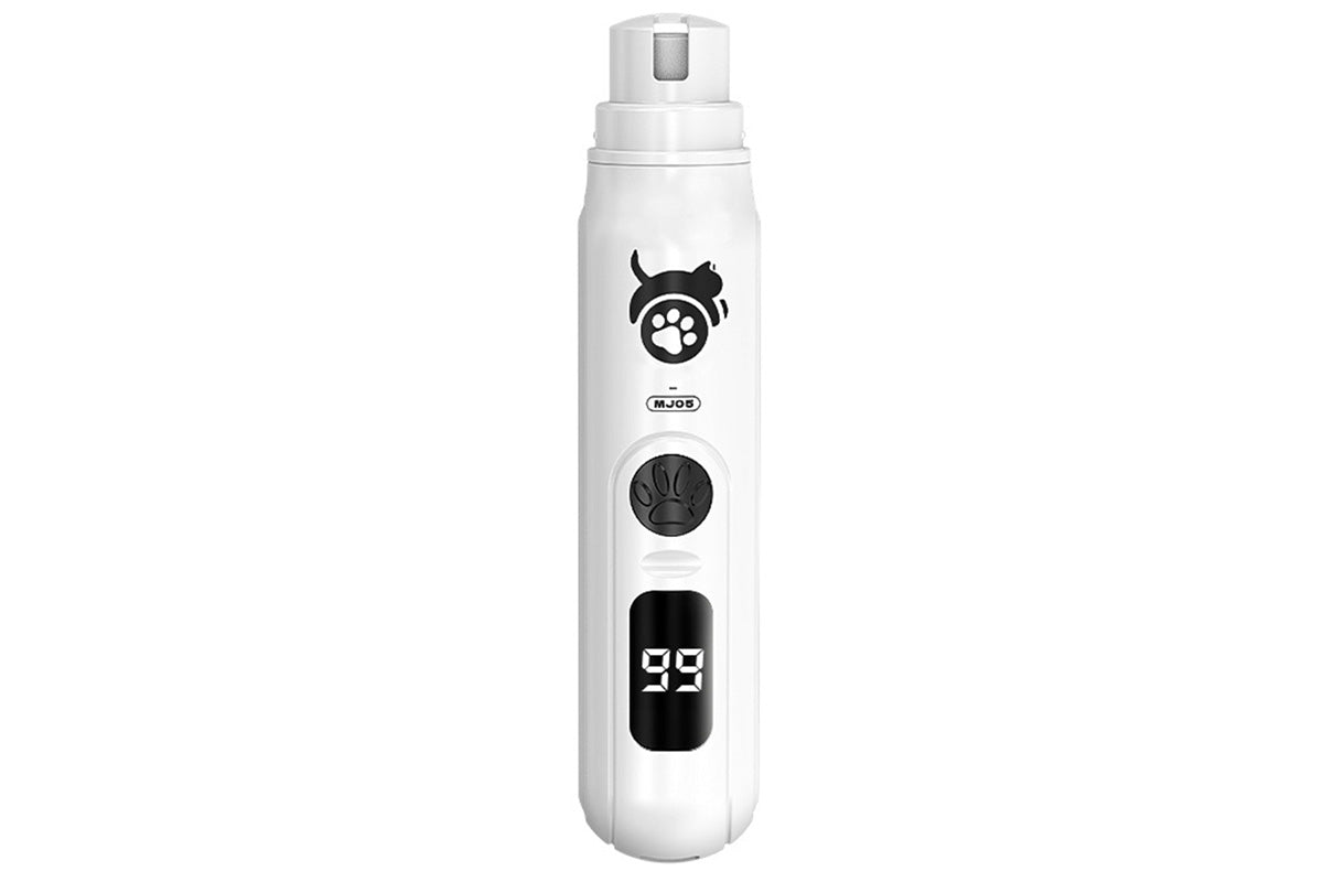 LED Display Pet Nail Grinder Dog Nail Trimmers With 3 Speeds For Small Large Dogs And Cats
