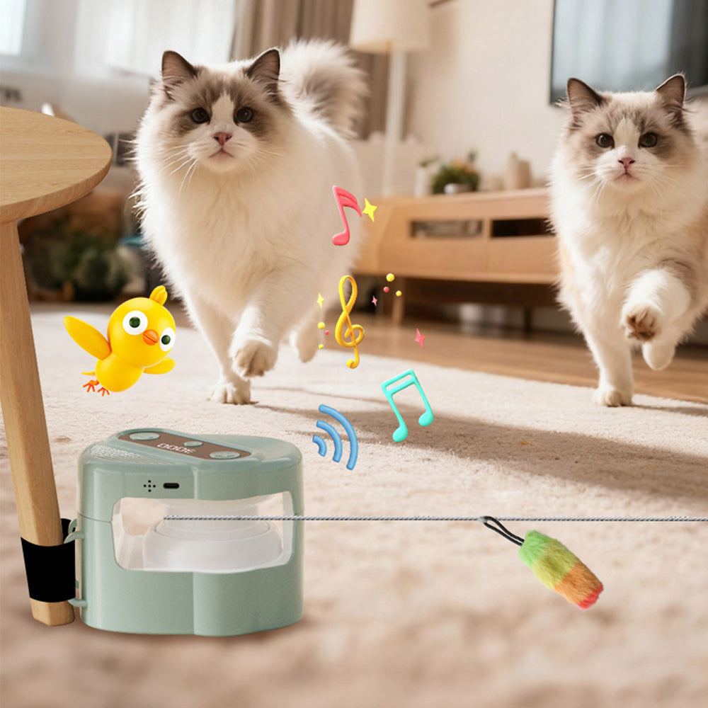 Interactive Cat Toy Automatic Moving And Enrichment Toy For Indoor Cats