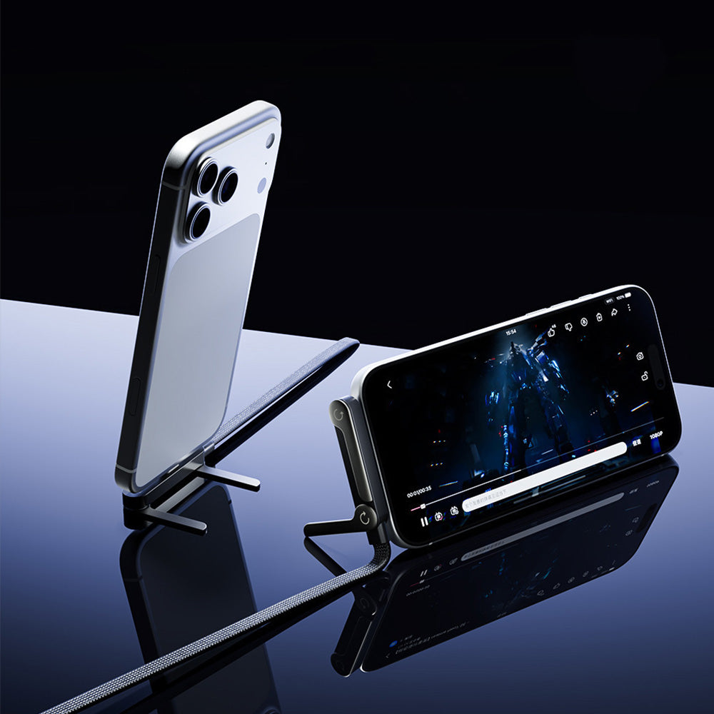 2-in-1 Invisible Holder Charge Cable Fast Charging with Phone Stand