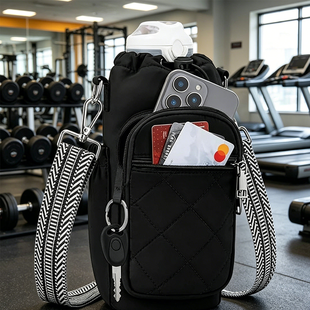 Running Hydration Pack with Aluminum Foil Insulation for Water Bottle