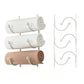 3-Tier Iron Wall-Mounted Bathroom Towel Rack for Vertical Storage