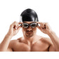 Electroplated Swimming Goggles with Case Anti-Fog UV-Blocking for Adults