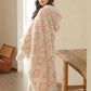 100cmx150cm Winter Jacquard Thickened Multi-Functional Blanket with Hood and Gloves