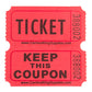 1000Pcs Raffle Tickets Ticket for Events Entry Class Reward Fundraiser Prizes