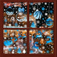 Christmas Window Glass Sticker Decal Snowman Shop Xmas Party Wall Decor