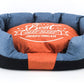 Waterproof Pet Bed Removable Washable Cat Dog Bed for Small and Medium Pets - Blue