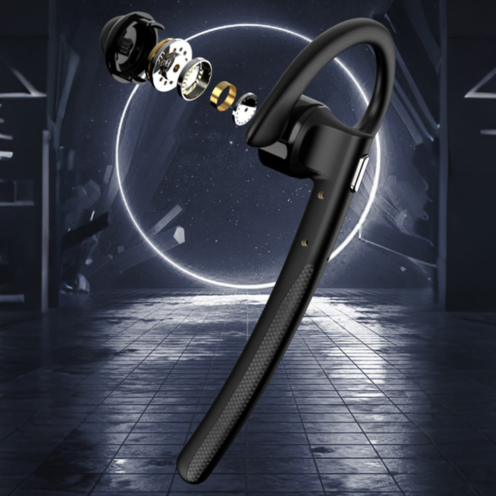 Bluetooth Headset Wireless Ear Hook Driving Earpieces Office Earphone with Mic