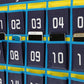 Numbered Classroom Sundries Closet Pocket Chart for Cell Phones Holder
