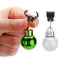 12Pcs Beard Baubles Ornaments Mini Gingle Bells Mustache Christmas Decoration