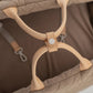 Soft Fluffy Car Seat Booster for Pet Travel Carrier Bed with Long Strap