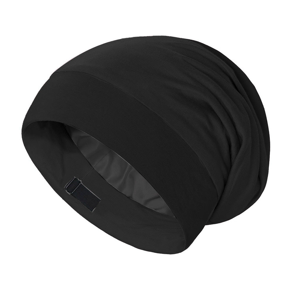Adjustable Hair Cap Breathable Double Layer Design for Sleeping Women Men
