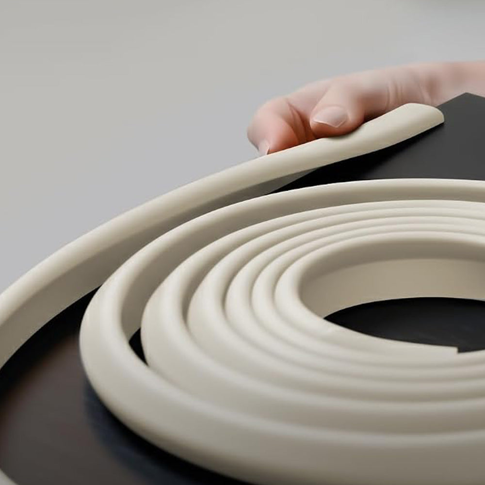 2 Pack 2m Self Adhesive L Shaped NBR Foam Table Edge Guards