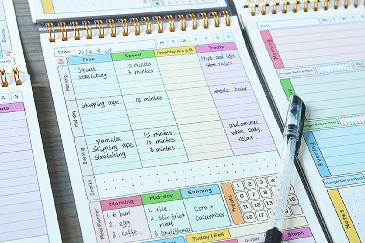A5 Calorie Tracker Journal Food Diary Meal Log Book