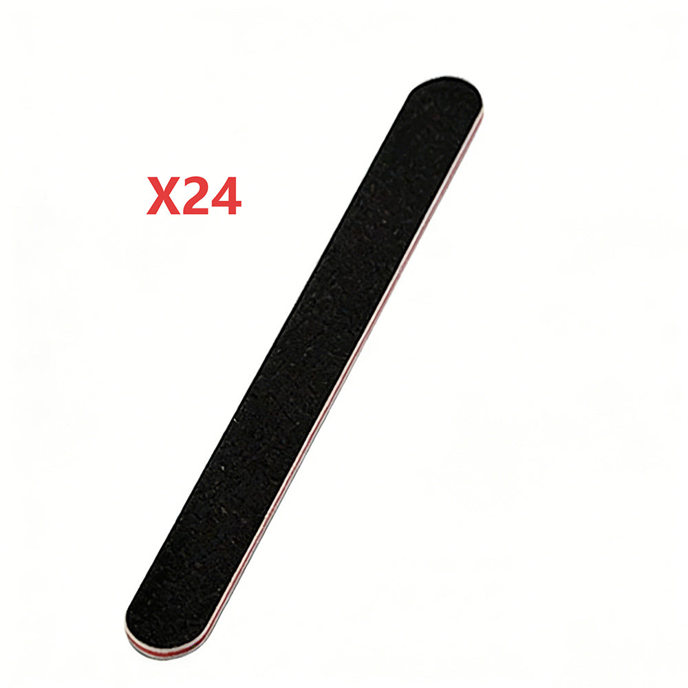 24 Pcs Professional Double Sided Fingernail File for Acrylic Gel Nails
