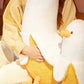 Peeled Banana Duck Plush Pillow Stuffed Toy Hugging Cushion Anxiety Relief Bedtime Cuddling