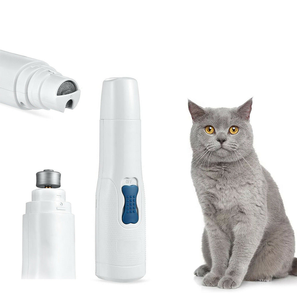 Electric Pet Grooming Clipper Claw Grinder Cat Dog Trimmer Tool