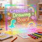 LED Light Up Drawing Board for Little Ones 6 Modes 8 Colors Birthday Gift
