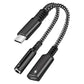 2-in-1 Type-C Audio and Charging Adapter for USB-C Devices with 30W Fast Charge