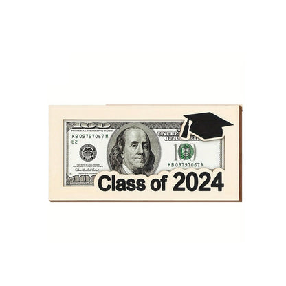2024 Graduation Money Holder Wooden Cash Holder
