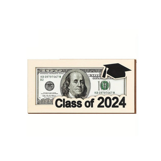 2024 Graduation Money Holder Wooden Cash Holder