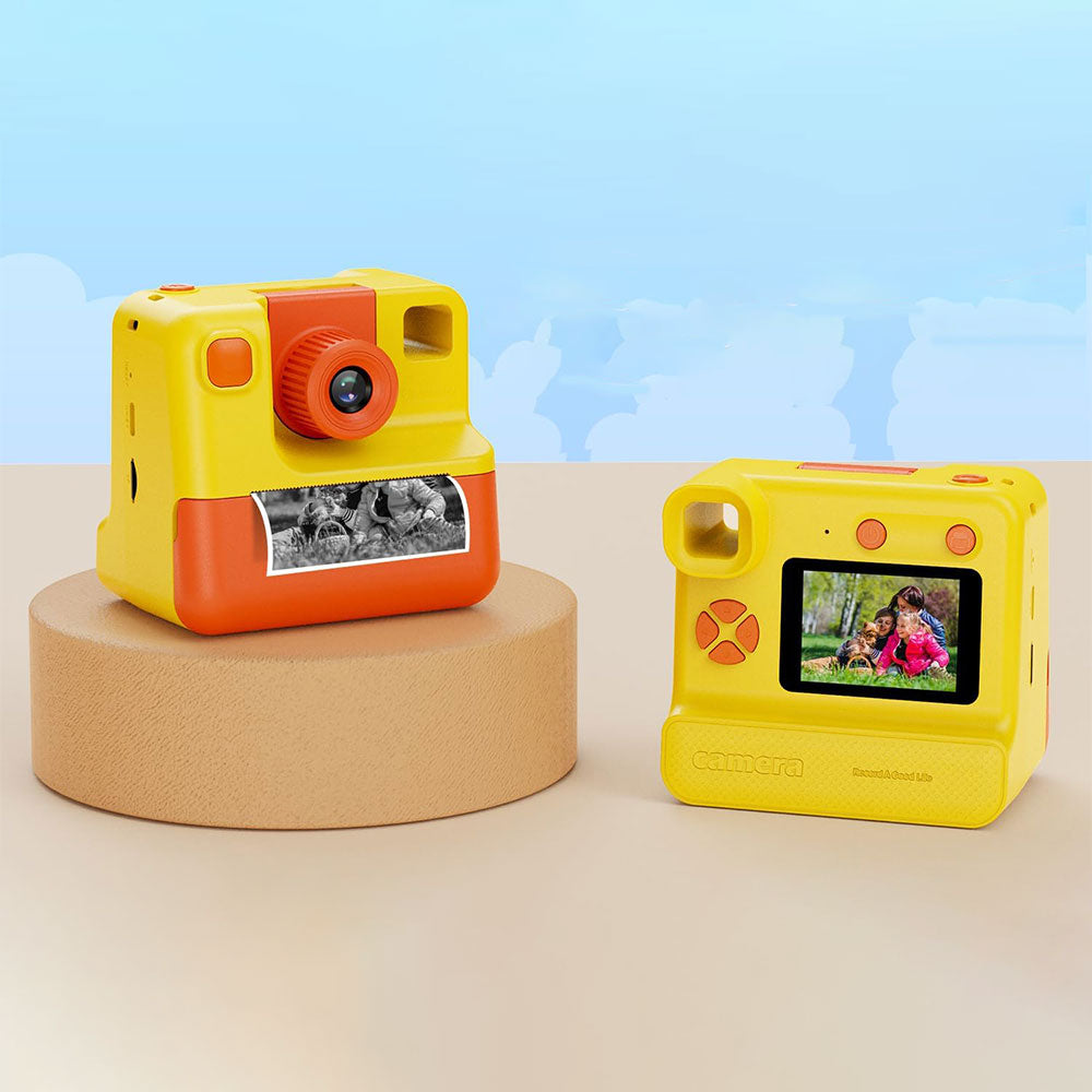 1080P Instant Print Camera Toy HD Selfie Digital Video Cameras with Print Papers and 32GB SD Card