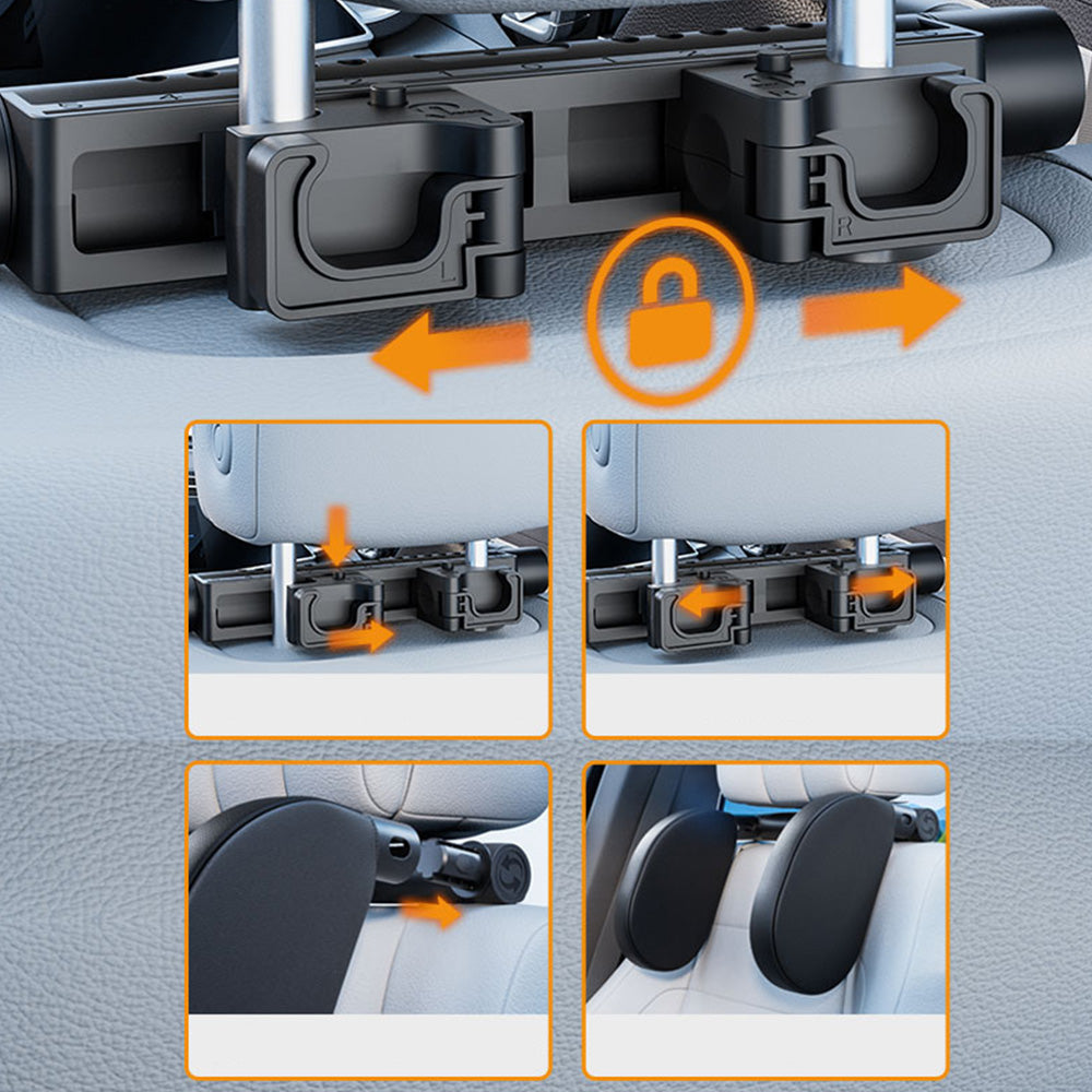 Car Headrest Pillow 360 Degrees Adjustable Car Seat Headrest For Head Neck Support