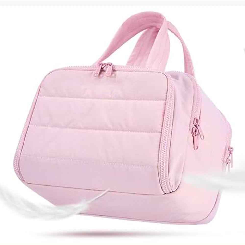 30x18.5x21CM Travel Toiletry Bag Wide-Open Makeup Storage Bag