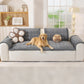 Sofa Armrest Cover Winter Thick Flannel Armchair Pad