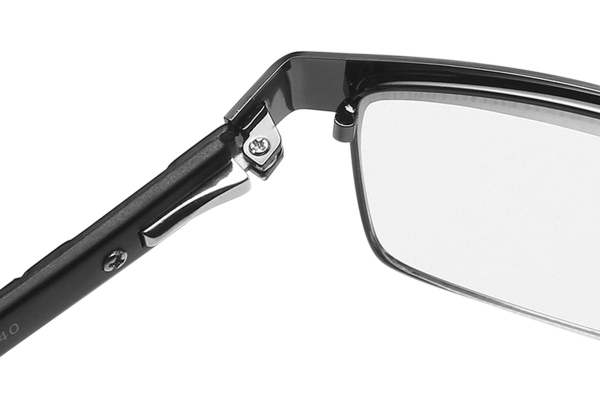 Rectangular Blue Light Blocking Reading Glasses for Seniors Comfortable Eye Protection