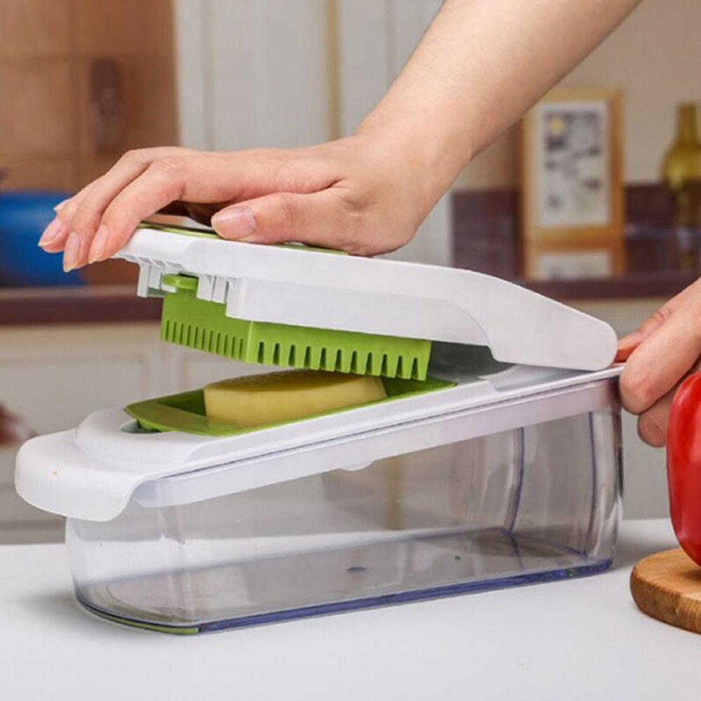 Vegetable Chopper with Container Mandoline Slicer for Kitchen Salad Prep